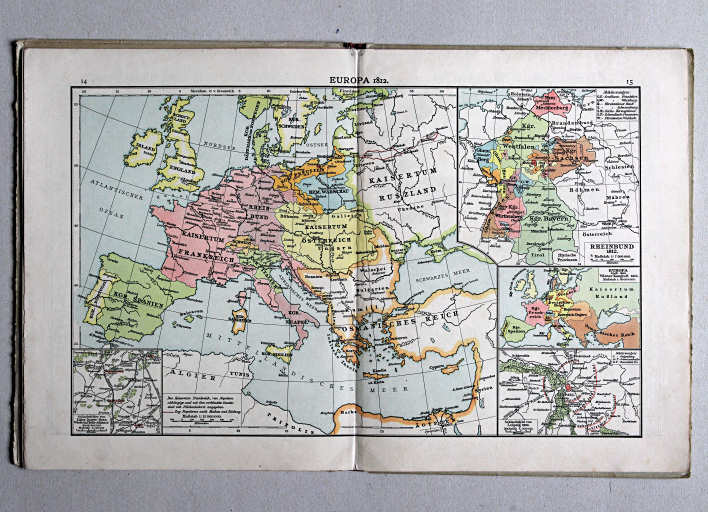 Velhagen & Klasings Kleiner Geschichtsatlas, 1913
14.15. Europa 1812