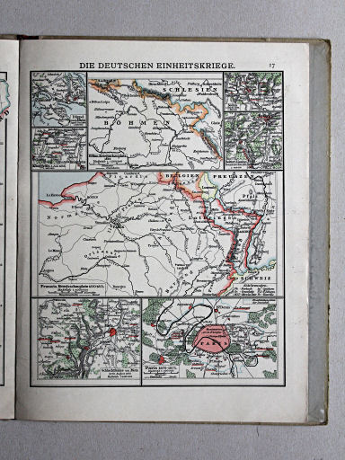 Velhagen & Klasings Kleiner Geschichtsatlas, 1913
17. Die deutschen Einheitskriege