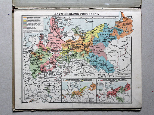 Velhagen & Klasings Kleiner Geschichtsatlas, 1913
18. Entwickelung Preuszens