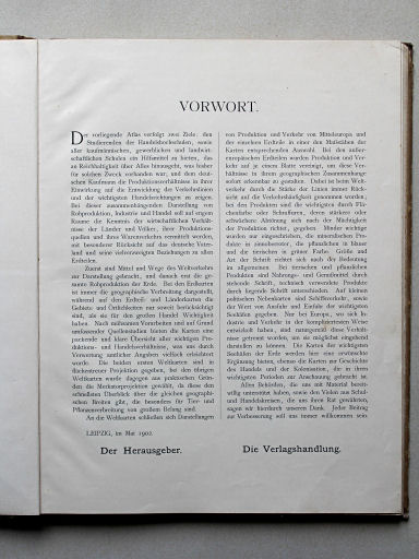 Scobel Handelsatlas, 1902
Voorwoord / Preface