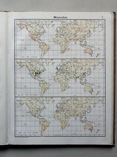 Scobel Handelsatlas, 1902
7. Mineralien