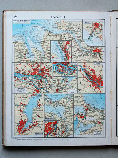 Scobel Handelsatlas, 1902
36. Seehäfen I