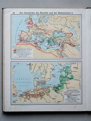 Scobel Handelsatlas, 1902
39. Zur Geschichte des Handels und der Kolonisation I