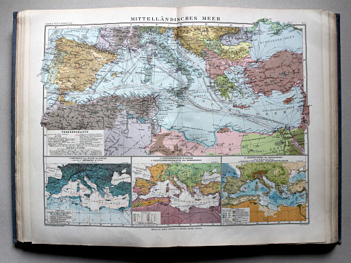 Debes' Neuer Handatlas, 1913
11. Mittelländisches Meer