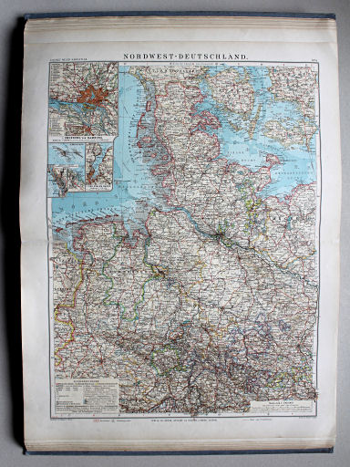 Debes' Neuer Handatlas, 1913
15. Nordwest-Deutschland