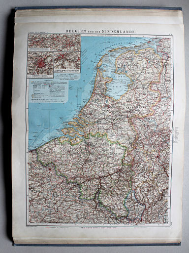 Debes' Neuer Handatlas, 1913
18. Belgien und die Niederlande