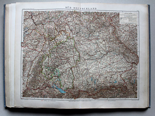 Debes' Neuer Handatlas, 1913
22. Süd-Deutschland