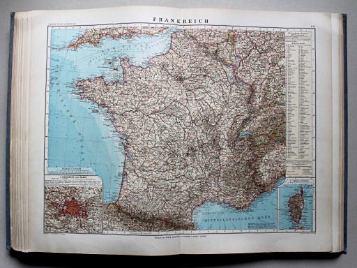 Debes' Neuer Handatlas, 1913
27. Frankreich
