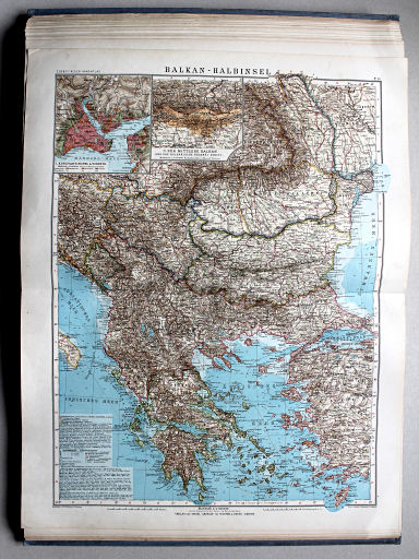 Debes' Neuer Handatlas, 1913
36. Balkan-Halbinsel