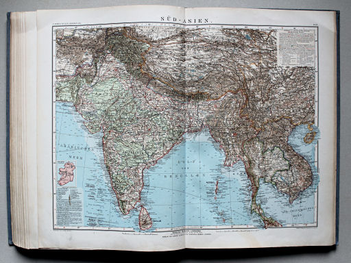 Debes' Neuer Handatlas, 1913
42. Süd-Asien