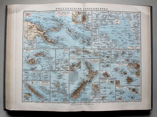 Debes' Neuer Handatlas, 1913
53. Polynesische Inselgruppen
