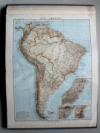 Debes' Neuer Handatlas, 1913
58. Süd-Amerika