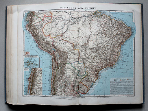 Debes' Neuer Handatlas, 1913
59. Mittleres Süd-Amerika