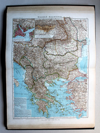 Debes' Neuer Handatlas, 1914
36. Balkan-Halbinsel
