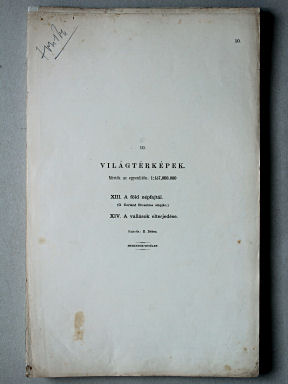Kogutowicz-Littke: Világatlasz, 1912-1914
10. Világtérképek [népfajok, vallások]