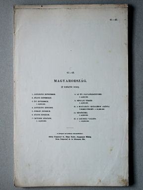 Kogutowicz-Littke: Világatlasz, 1912-1914
41-42. Magyarország. 12 különféle térkép