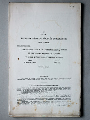 Kogutowicz-Littke: Világatlasz, 1912-1914
57-58. Belgium, Németalföld és Luxemburg