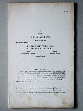 Téleki-Kogutowicz: Világatlasz, 1912-1914
59-60. Franciaország