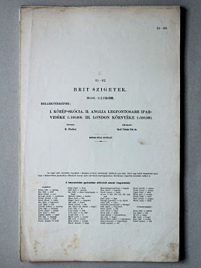 Téleki-Kogutowicz: Világatlasz, 1912-1914
61-62. Brit szigetek