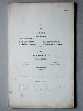 Téleki-Kogutowicz: Világatlasz, 1912-1914
63-64. Dánia. Skandinávia