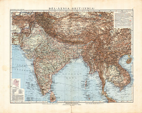 Kogutowicz-Littke: Világatlasz, 1912-1914
91-92. Dél-Ázsia (Brit-India)