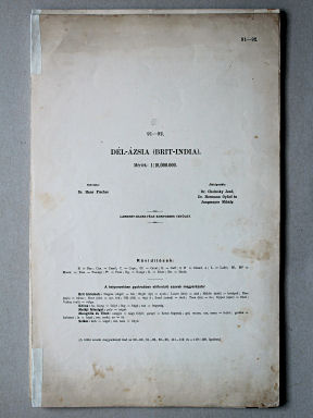 Kogutowicz-Littke: Világatlasz, 1912-1914
91-92. Dél-Ázsia (Brit-India)