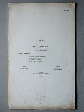 Kogutowicz-Littke: Világatlasz, 1912-1914
103-104. Nyugat-Afrika