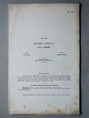 Kogutowicz-Littke: Világatlasz, 1912-1914
105-106. Közép-Afrika