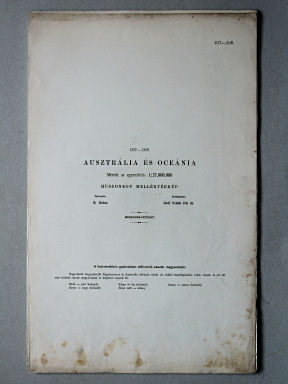 Téleki-Kogutowicz: Világatlasz, 1912-1914
107-108. Ausztrália és Óceánia
