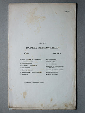 Kogutowicz-Littke: Világatlasz, 1912-1914
113-114. Polinézia szigetcsoportjai