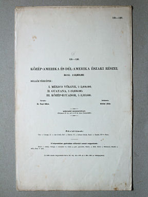 Kogutowicz-Littke: Világatlasz, 1912-1914
125-126. Közép-Amerika és Dél-Amerika északi részei