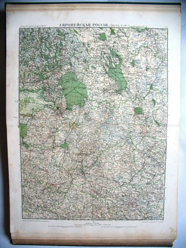 Атласъ Маркса / Atlas Marksa 1910
20. Олонецкій край. Петербургская и Московская губерніи и Сѣверное Поволжье
Gebied van Olonetsk, Gouvernementen St. Petersburg en Moskou, Noord-Wolgagebied
Olonetsk region, Governments of St. Petersburg and Moscow, North Volga region