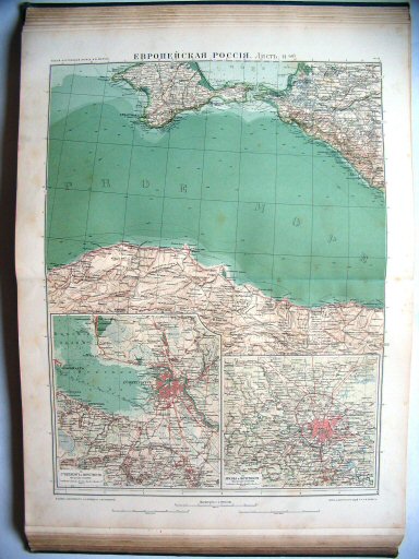 Атласъ Маркса / Atlas Marksa 1910
28. Крымъ и Черное море
Krim en Zwarte Zee / Crimea and Black Sea