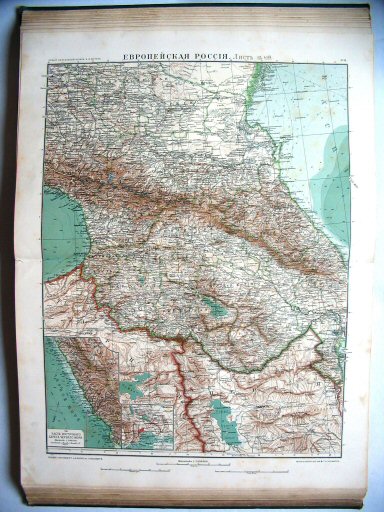 Атласъ Маркса / Atlas Marksa 1910
29. Кавказъ
Kaukasus / Caucasus