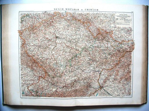 Атласъ Маркса / Atlas Marksa 1910
35. Чехія, Моравія и Силезія
Bohemen, Moravië en Silezië / Bohemia, Moravia and Silesia