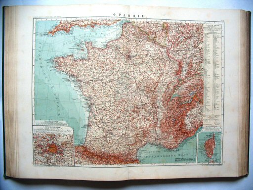 Атласъ Маркса / Atlas Marksa 1910
38. Франція
Frankrijk / France