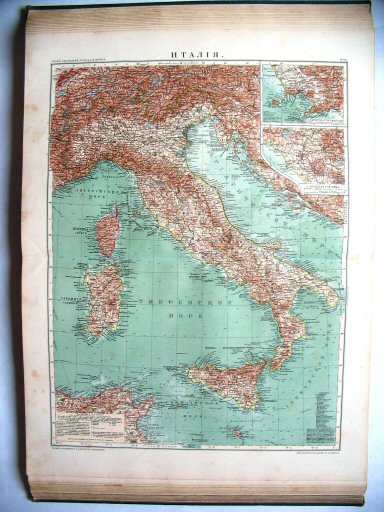 Атласъ Маркса / Atlas Marksa 1910
43. Италія
Italië / Italy