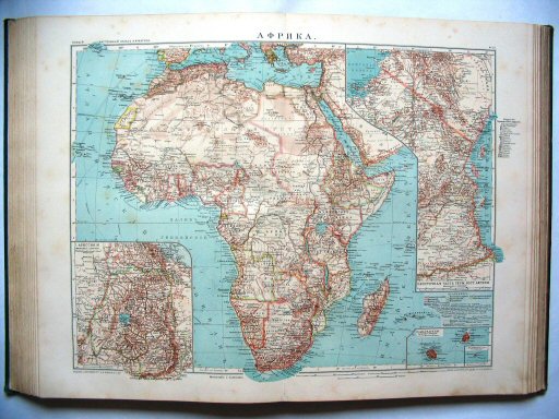 Атласъ Маркса / Atlas Marksa 1910
53. Африка
Afrika / Africa