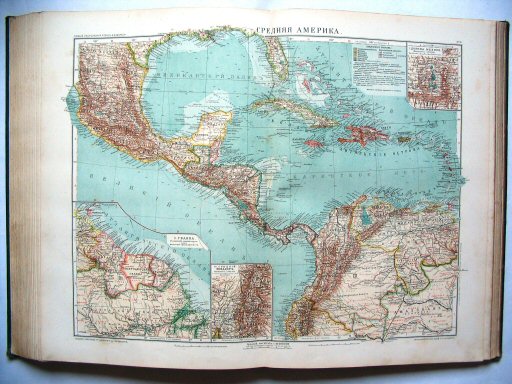 Атласъ Маркса / Atlas Marksa 1910
59. Средняя Америка и Сѣверныя части Южной Америки
Midden-Amerika en het noorden van Zuid-Amerika
Central America and the northern part of South America