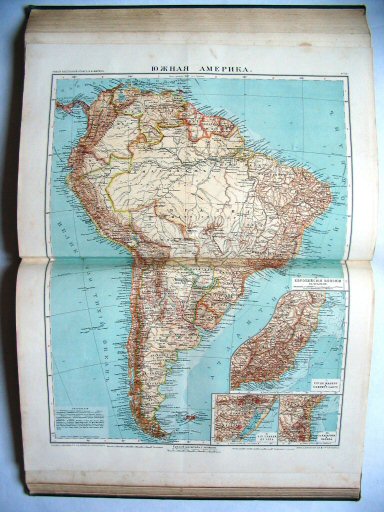 Атласъ Маркса / Atlas Marksa 1910
60. Южная Америка
Zuid-Amerika / South America