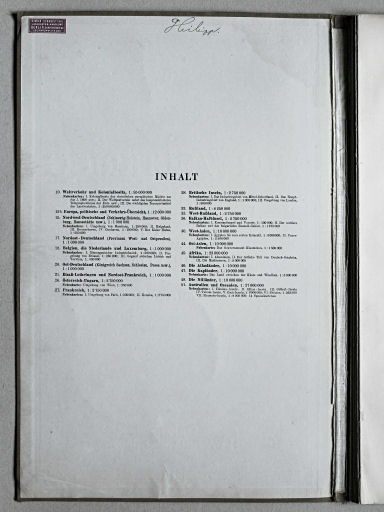 Der Weltkrieg 1914
Inhoudsopgave / Table of contents