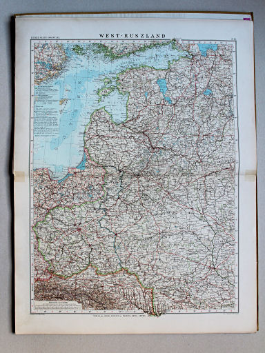 Debes' Neuer Handatlas, 1913
33. West-Ruszland