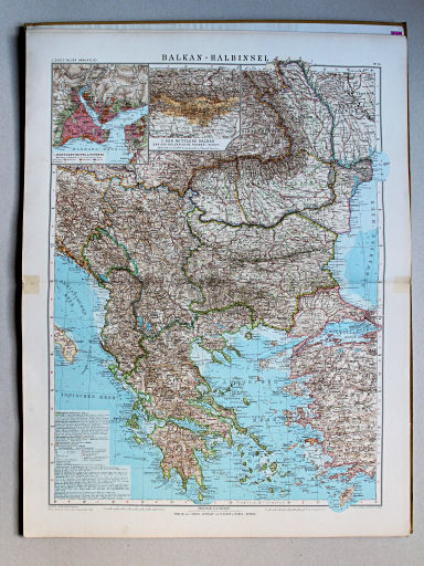Debes' Neuer Handatlas, 1913
36. Balkan-Halbinsel