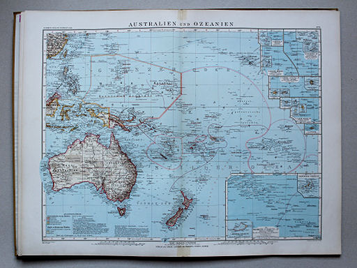Debes' Neuer Handatlas, 1913
51. Australien und Ozeanien