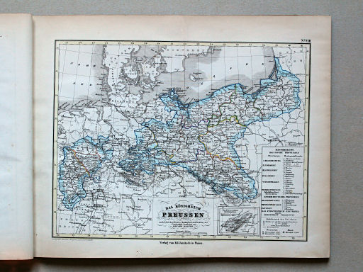 E. Wagner's Atlas der Geheele Aarde, ca. 1850
8. Das Königreich Preussen