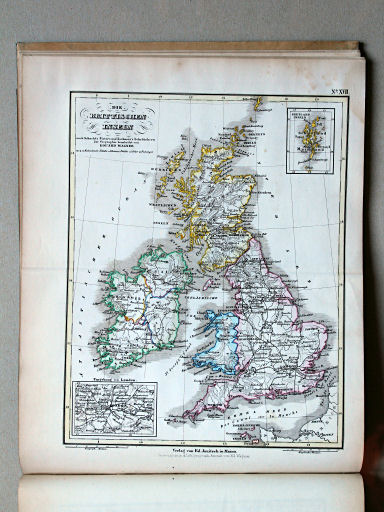 E. Wagner's Atlas der Geheele Aarde, ca. 1850
17. Die Britischen Inseln