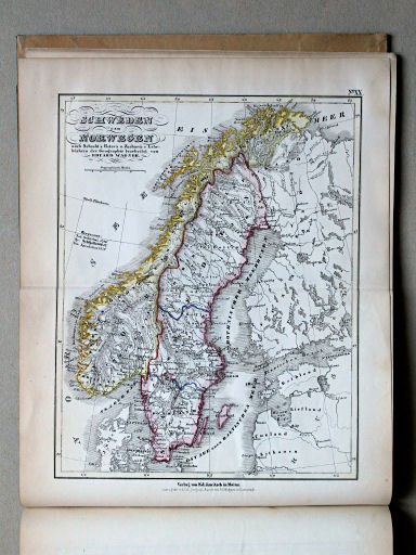 E. Wagner's Atlas der Geheele Aarde, ca. 1850
20. Schweden und Norwegen
