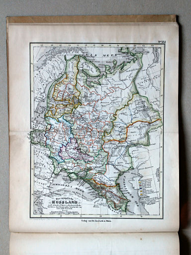 E. Wagner's Atlas der Geheele Aarde, ca. 1850
21. Das europäische Russland