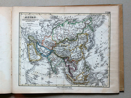 E. Wagner's Atlas der Geheele Aarde, ca. 1850
23. Asien