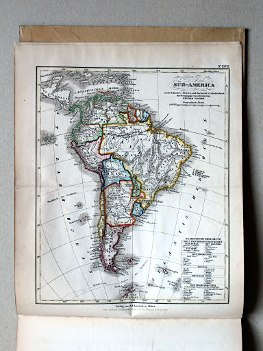 E. Wagner's Atlas der Geheele Aarde, ca. 1850
27. Süd-America